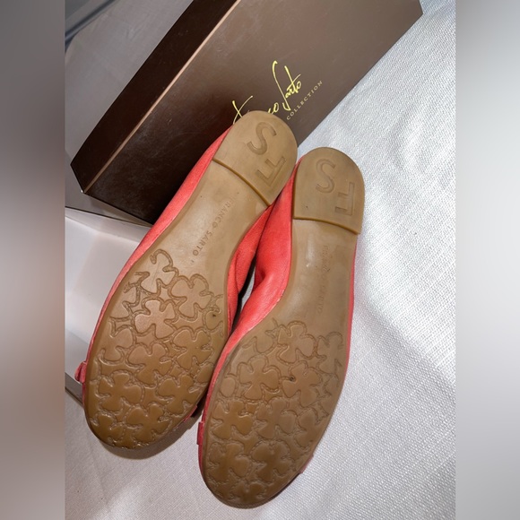 Franco Sarto Red leather flats - Picture 4 of 5